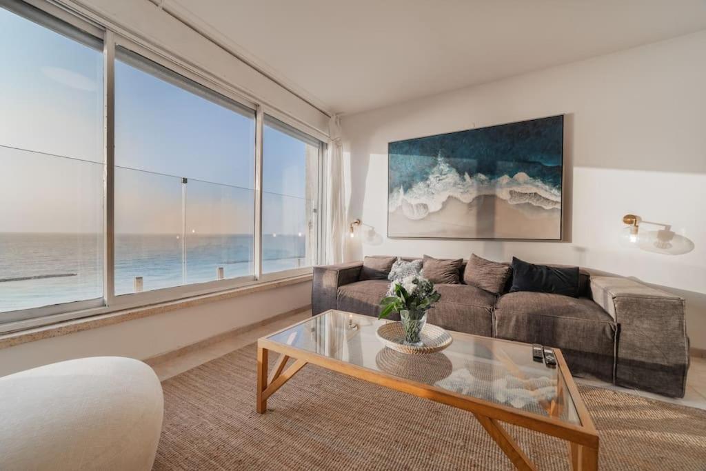 Beachfront Apartment With Breathtaking Sea View Νετάνια Εξωτερικό φωτογραφία